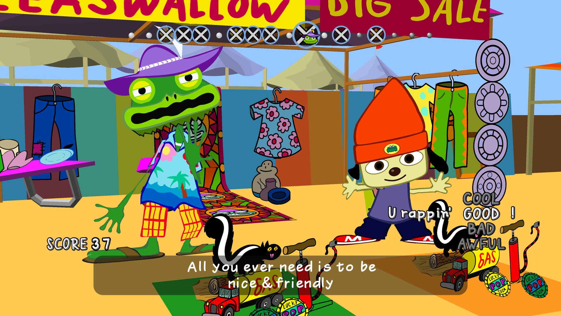 PaRappa the Rapper Remastered header image